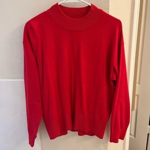 A New Day Crewneck Pullover— House of Colour Geranium